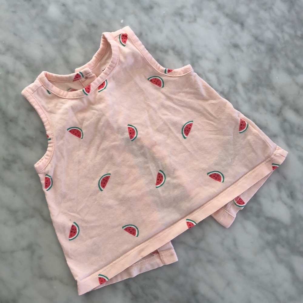 BABY GAP WATERMELON TEE 6-12 MONTHS